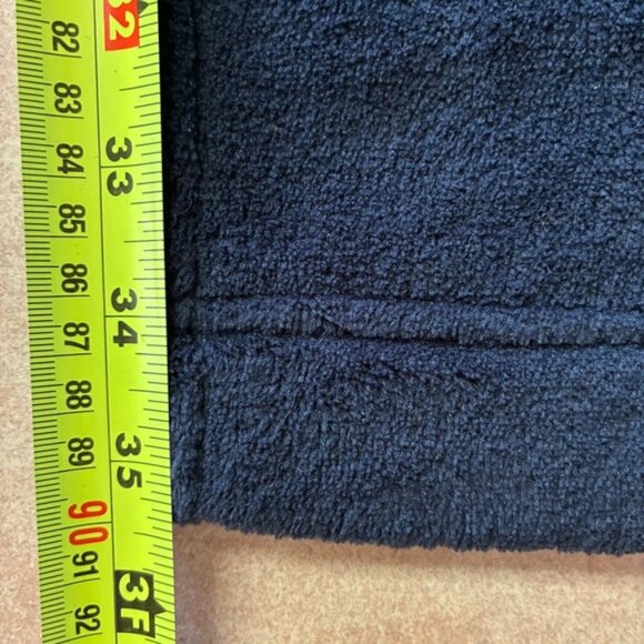 Tommy Hilfiger Navy Plush Super Soft Men's Belted Robe Size L/XL Unisex - Picture 8 of 9